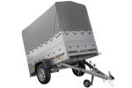 Remorque basculante 200x106 avec bâche haute 750 kg
