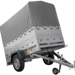 Remorque basculante 200x106 avec bâche haute 750 kg