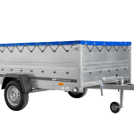 Remorque basculante 264x150 avec ridelles hautes 750 kg