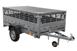 Remorque basculante 230x125 avec grille et bâche 750 kg – Image 5