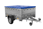 Remorque basculante 200x125 avec bâche 750 kg