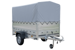 Remorque basculante 230x125 avec bâche H800 750 kg