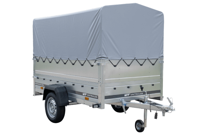 101-4.png Remorque basculante 230x125 avec bâche H800 750 kg – Image 1