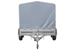 Remorque double essieu basculante 264x150 avec bâche H1100 – Image 4