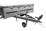 Remorque double essieu 264x125 avec bâche 750 kg – Image 2
