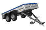 Remorque double essieu basculante 264x125 750 kg