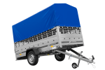 Remorque basculante 264x125 avec bâche haute H800 – Garden Trailer 264 KIPP PTAC 750 kg