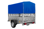 Remorque basculante UNITRAILER 200x125 avec bâche H800 750 kg