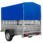 Remorque basculante UNITRAILER 200x125 avec bâche H800 750 kg