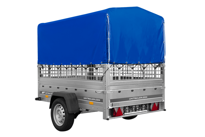 11-7.png Remorque basculante UNITRAILER 200x125 avec bâche H800 750 kg – Image 1