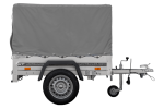 Remorque basculante 150x106 avec bâche haute jusqu'à 750 kg – Image 4