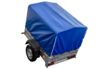 Remorque basculante 150x106 avec bâche haute jusqu'à 750 kg – Image 3