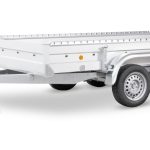 Remorque plateau tandem LPA avec ridelles acier