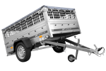 Remorque basculante UNITRAILER 200x125 avec bâche 750 kg – Image 3