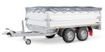 Remorque plateau tandem avec ridelles 2000–2700 kg – Image 4