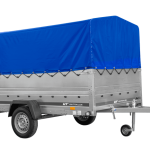 Remorque basculante 264x150 avec bâche H800 750 kg