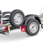 Remorque porte-moto basculante Pongratz MA 750 kg