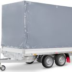 Remorque plateau tandem avec ridelles 2000–2700 kg