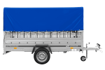 Remorque basculante 264x125 avec bâche haute H800 – Garden Trailer 264 KIPP PTAC 750 kg – Image 4