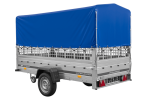 Remorque basculante 264x125 avec bâche haute H800 – Garden Trailer 264 KIPP PTAC 750 kg – Image 5