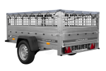 Remorque basculante UNITRAILER 200x125 avec bâche 750 kg