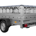Remorque basculante UNITRAILER 200x125 avec bâche 750 kg