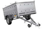 Remorque basculante UNITRAILER 200x125 avec couvercle 750 kg