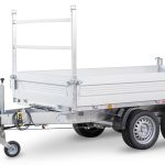Remorque benne arrière Pongratz RK ALU tandem 260x150 2500 kg