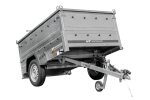 Remorque basculante 200x125 avec couvercle aluminium 750 kg – Image 4
