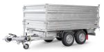 Remorque tri-benne Pongratz SKS tandem acier 3500 kg