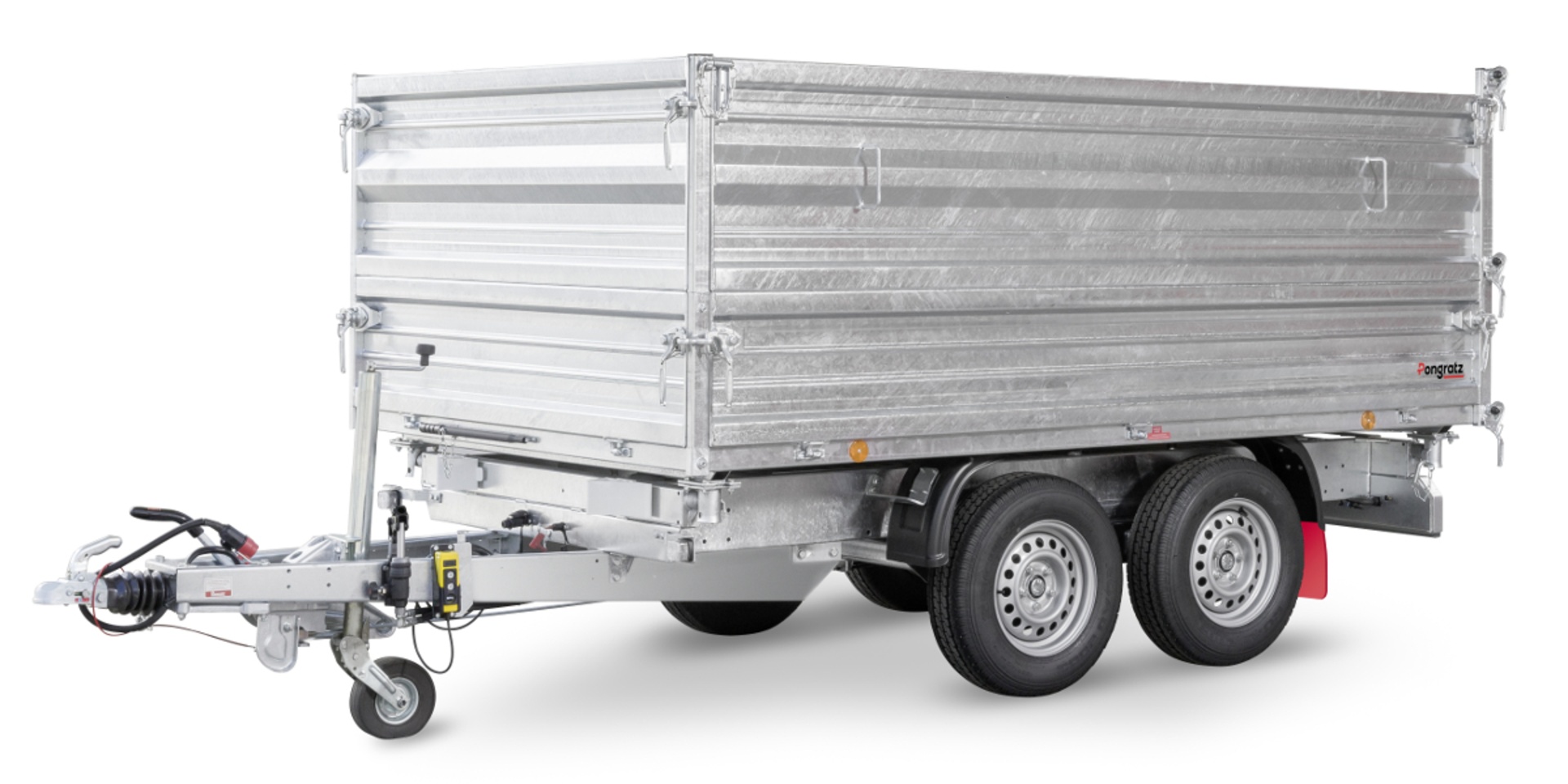 172.jpg Remorque tri-benne Pongratz SKS tandem acier 3500 kg – Image 1