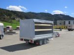 Remorque plateau tandem avec ridelles 2000–2700 kg – Image 2