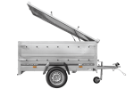 Remorque basculante 200x125 avec couvercle aluminium 750 kg – Image 3