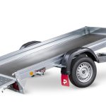 Remorque benne Pongratz L-PAT mono-essieu 301x165 1500 kg
