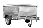 Remorque basculante 200x125 avec couvercle aluminium 750 kg – Image 5