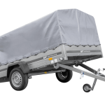 Remorque basculante 264x150 avec bâche H800 jusqu'à 750 kg