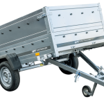 Remorque basculante 230x125 avec ridelles hautes 750 kg