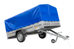 Remorque basculante 264x150 avec bâche H800 jusqu'à 750 kg
