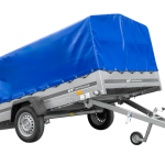 Remorque basculante 264x150 avec bâche H800 jusqu'à 750 kg