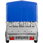 Remorque basculante UNITRAILER 264x125 avec bâche 750 kg