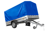 Remorque basculante 264x150 avec bâche H1100 jusqu'à 750 kg