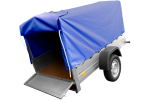 Remorque basculante 200x125 avec bâche haute jusqu'à 750 kg – Image 3