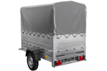 Remorque basculante 200x106 avec bâche haute 750 kg – Image 3