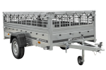 Remorque basculante UNITRAILER 264x125 avec grilles 750 kg