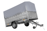 Remorque transport 264x150 avec bâche H800 jusqu'à 750 kg