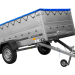 Remorque mono-essieu 264x125 avec ridelles hautes 750 kg