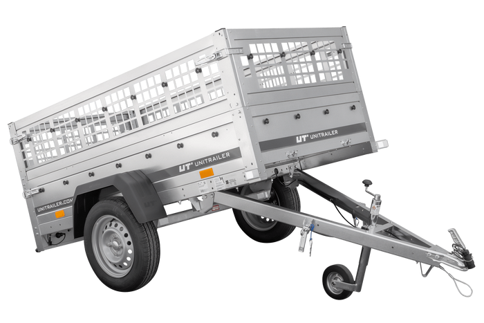 41-4.png Remorque basculante 200x106 avec grille jusqu'à 750 kg – Image 1