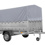 Remorque basculante 264x150 avec bâche haute H800 750 kg