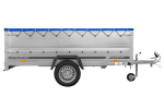 Remorque mono-essieu 264x125 avec ridelles hautes 750 kg – Image 4