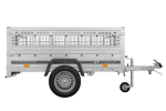 Remorque basculante 200x106 avec grille jusqu'à 750 kg – Image 2